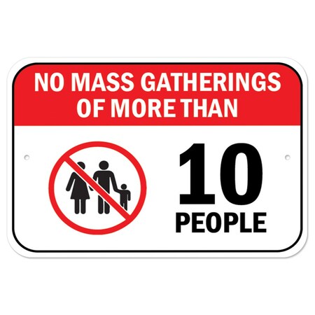 Signmission 12 in Height, Aluminum, 12" x 18", A-1218-25441 A-1218-25441